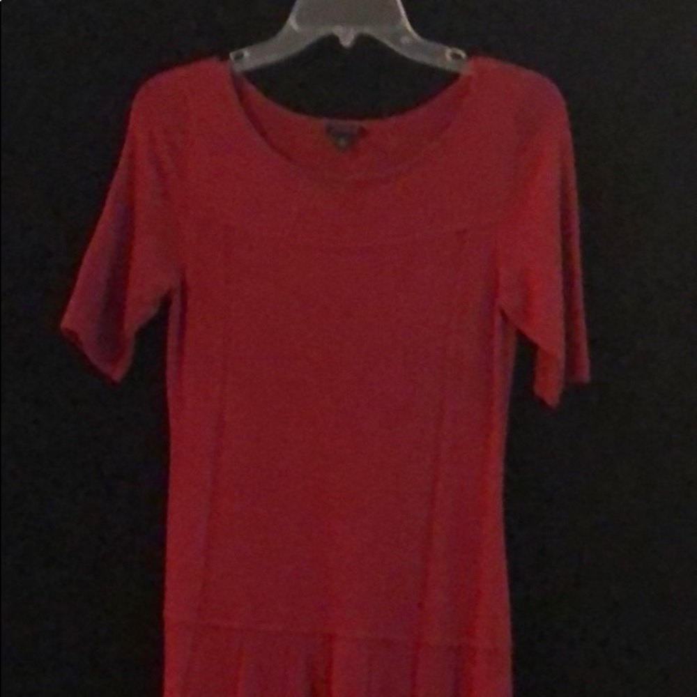 Ann Taylor Red Sweater Dresss
